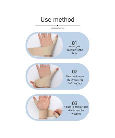 Thumb Wrap Guard | Lightweight Adjustable Thumb Support Brace for Sports - Black (Left Hand - Buy Online on GoSupps.com
