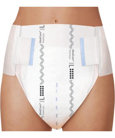Molicare Premium Elastic Slip for Heavy Incontinence | Men & Women | Size L (10 Drops) | 14 Pieces - International Shipping Available - Buy Online on GoSupps.com