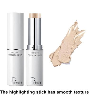 Highlighting Stick Face Concealer Foundation Cream Makeup Concealer Contouring Sticks for Dark Pimples Marks Body Face Brightens & Shades Make Up Foundation Cream 1 Nicything - Buy Online on GoSupps.com