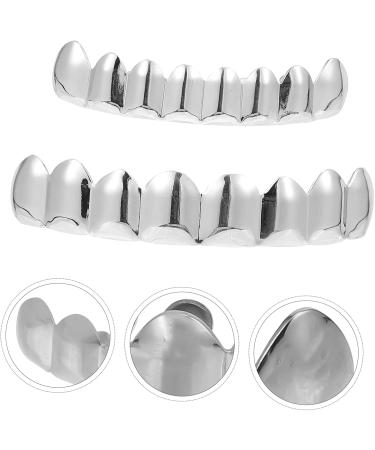Alasum 2 Sets Denture Props for Cosplay Halloween & BBQ Decor - Vampire Hip Hop Devil Man Costumes - Buy Online on GoSupps.com
