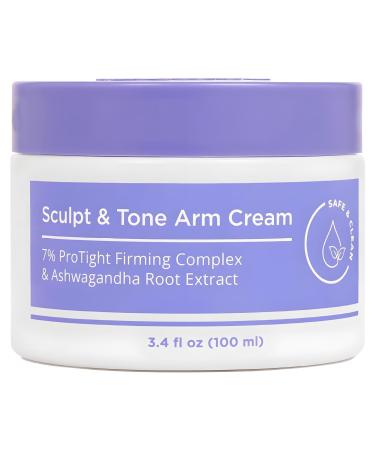 TVUGHGI Firming Arm Cream for Crepey Skin Underarms Intensive Sagging Skin Tightening Lotion Upper Arms and Body Tightening and Sculpting Treatment Hydrating Body Care Smooth Skins (100ml (Set of 1))