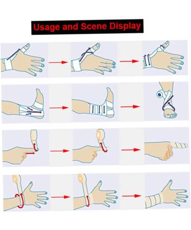 Yeory Flexible Cohesive Bandage - Self-Adhesive Waterproof Wound Dressing (5pcs) - 4.5m x 5cm - Black - Buy Online on GoSupps.com