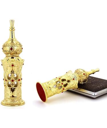 Buy 12ML Vintage Perfume Bottle Refillable Golden Essence Bottle | Arab Dubai Encounters - Buy Online on GoSupps.com