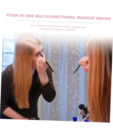 Housoutil 4 1 4 in 1 Makeup Brush Girls Makeup Brush Women s Suits Eyeliner Makeup Brush Latex Fake Scalp Makeup Eyeshadow Brush Retractable Plastic Make up Miss - Buy Online on GoSupps.com