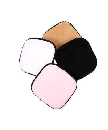 Beaupretty 4pcs Makeup Remover Pad Sponge Cleaning Pad Fiber Cotton
