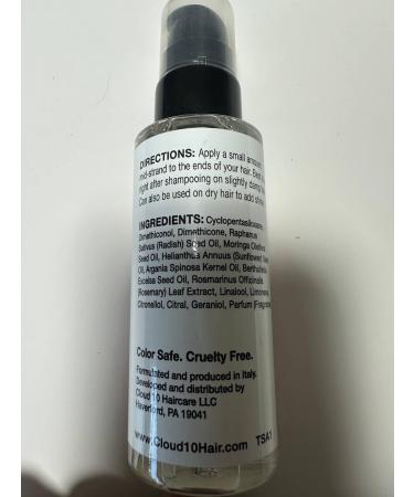 Cloud 10 Ultra Nourishing Oil - Frizz Tamer Moisture & Shine 3.4 fl oz - Sulfate/Paraben Free Hair Repair for Healthy Locks - Buy Online on GoSupps.com