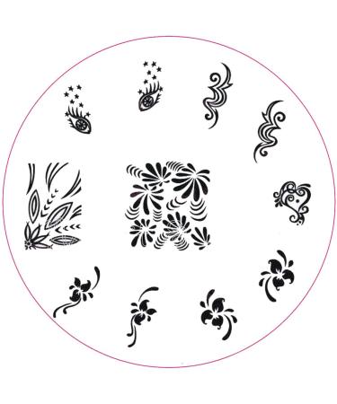Stamping template # a-05 eyes