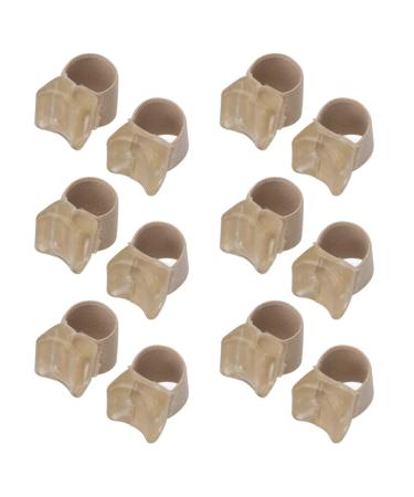Elastic SEBS Reduce Pressure Prevents Friction Soft Toe Corrector 6 Pairs Toe Separator