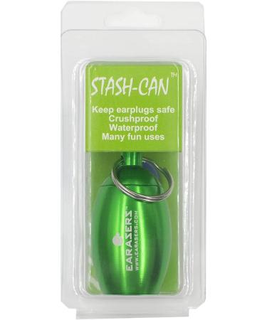 Buy EARasers Aluminum Waterproof Earplugs Keychain Case - Travel-Friendly Green Pill Holder - Buy Online on GoSupps.com