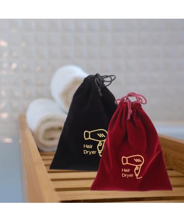 KALLORY 6 Pcs Storage Bag Makeup Travel Bag Canvas Drawstring Bag Storage Organizer Hair Dryer Travel Rack - Buy Online on GoSupps.com