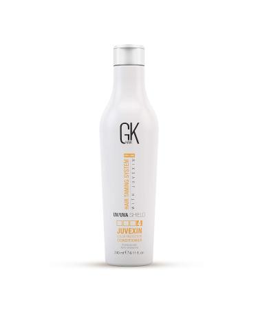 Global keratin Gkhair Shield Conditioner 240ml |Against sun UV/UVA rays |For dry split ends with aloe vera and natural oils - all hair types - from GKHAIR