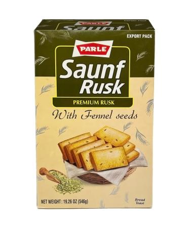 Parle - Saunf Rusk with Fennel Seeds, 19.26 oz (546g), Bread Toast