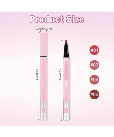  Jutqut Matte lip pencil with a wet-look consistency waterproof long-lasting highly pigmented liquid lipstick natural nude with a rounded tip and makeup pencil for - Buy Online on GoSupps.com