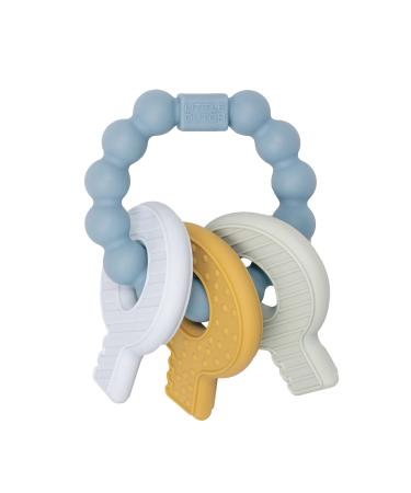 Little Dutch 2006121 Silicone Key Teether - blue