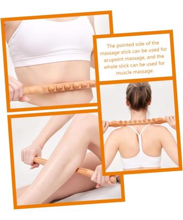 Hapinary Massage Tools | Gua Sha Trigger Stick for Back & Foot | Chinese Lipstick Massage & Wood Stick for Trigger Points - Buy Online on GoSupps.com