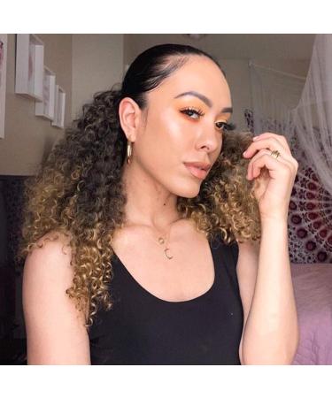 Light Blonde Afro Kinky Curly Drawstring Ponytail for Black Women - Clip-in Hair Extension - Buy Online on GoSupps.com