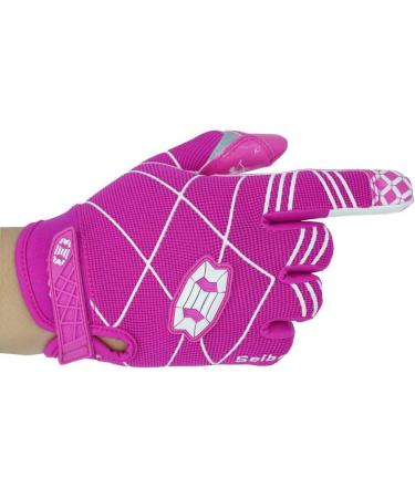 Seibertron Pro 3.0 Elite Ultra-Stick American Football Gloves for Youth & Adult - Pink  - Buy Online on GoSupps.com
