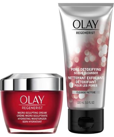Olay Regenerist Advanced Anti Aging Skin Care Duo Pack 6.7 Ounce & Super Serum with Niacinamide Vitamin C Collagen Peptide AHA and Vitamin E 14mL Travel Size SKIN_CARE + PERSONAL_FRAGRANCE 91540193 - Buy Online on GoSupps.com