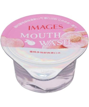 12-Pack Peach Flavor Mouthwash | 13ml Travel-Friendly Bad Breath Solution | Fresh Breath Anywhere - Buy Online on GoSupps.com