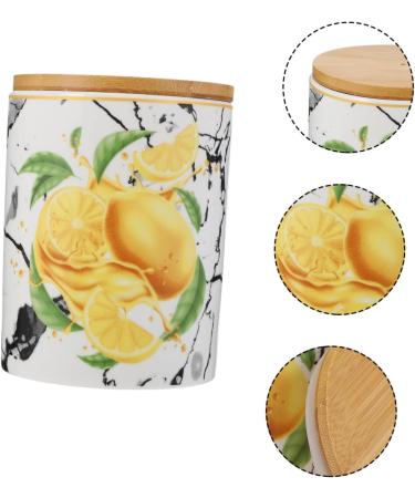 ABOOFAN 1pc Ceramic Airtight Jar Food Jar Candy Wood - Buy Online on GoSupps.com