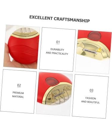 TOYANDONA 1 Set Electric Manicure Safe Nail Clipper Cuticle Fingernail Scissors Automatic Nail Electric Nail Scissor Electric Fingernail Clippers Nail File Pedicure Abs Nail Baby 8x8cm Red - Buy Online on GoSupps.com