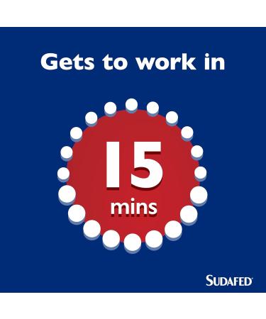 Sudafed Sinus Max Strength Capsules Relieves Sinus Pressure and Pain Relieves symptoms of Blocked Nose Headache Fever Aches and Pain pack of 16 - Buy Online on GoSupps.com