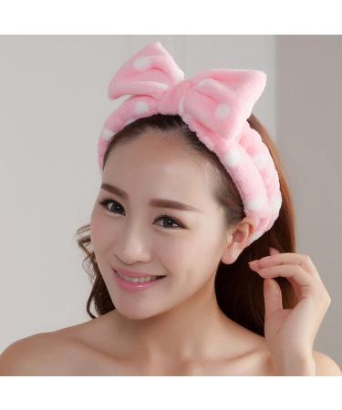 Merkaunis 42 Pcs Cute Bow Hair Band Set - Adjustable Fluffy Headbands for Skincare, Shower, Yoga - Perfect Women and Girls Gift - Buy Online on GoSupps.com