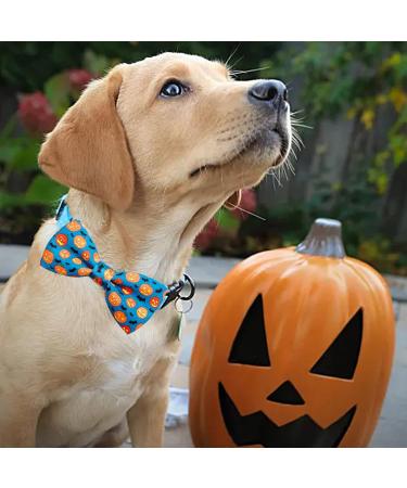 BIPY Halloween Dog Bowties for Pet Small Dogs Cats Puppy Bow Ties Necktie Adjustable Slides Collars Assorted Styles for Party Grooming Accessories 4.5x9cm 10pcs - Buy Online on GoSupps.com