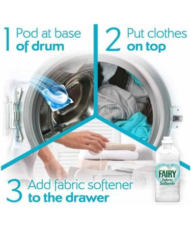 Fairy Fabric Softener Fabric Conditioner for Sensitive Skin 33 Washes 1155 ml - Buy Online on GoSupps.com