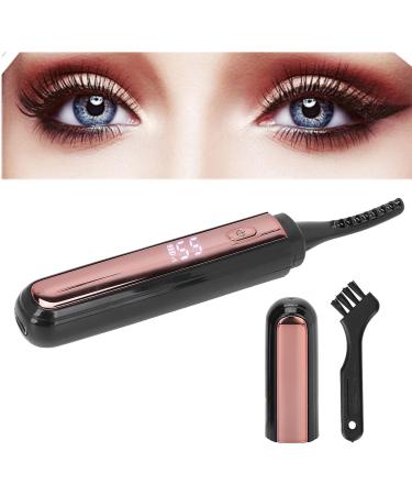 Verdant Touch Heated Eyelash Perm Electric Eyelash Curler USB Rechargeable with LCD Display 4-Level Heat Heated Eyelash Perm for Women Black - Buy Online on GoSupps.com