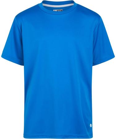 RBX Boys 3 Pack Athletic T-Shirt Set, Dry-Fit Sports Tee (Sizes 8-20), Castle Rock/Black/Direct Blue - Size 14-16 - Buy Online on GoSupps.com