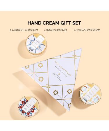 Spa Luxetique Hand Lotion Set - Shea Butter Moisturizing Hand Cream & Repair Hand Salve - Hand Care Set for Dry Cracked Hands - 3oz x 2 - Buy Online on GoSupps.com