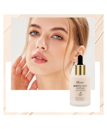 Concealer Liquid Foundation Moisturizing Moisturizing Invisible Pore BB Isolation Cream Not Easy to Remove Makeup (Color : 01)