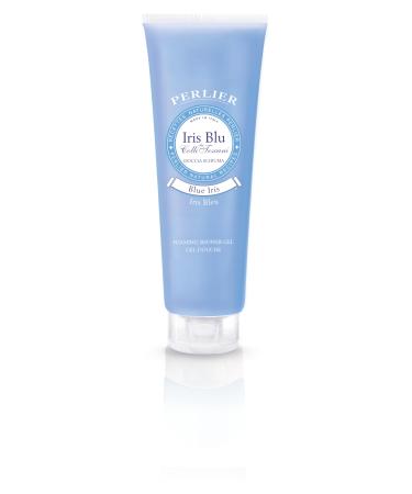 Perlier:"Iris Blu" Shower Foam Blue Iris Scent - 8.4 Fluid Ounces (250mL) Tube Italian Import