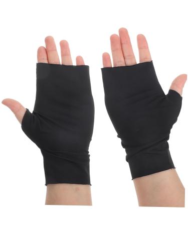 IWOWHERO 2 Pairs Gel Manicure Gloves Fingerless Nail Uv Gloves Nail Lamp Gloves Sunblock Gloves Nail Polish Gloves Gel Nail Lamp Uv Gloves Breathable Nylon Nail Supplies - Buy Online on GoSupps.com