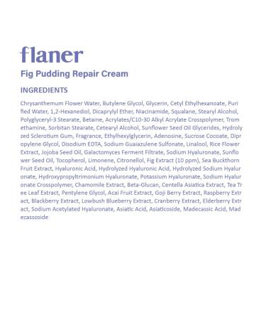 Fig Pudding Barrier Repair Cream 11x Hyaluronic Acid Moisturizer Cream Barrier Care Ceramide Hydration and Barrier Strengthening Vegan Korean Skincare Dry & Sensitive Skin 1.69 fl.oz - Buy Online on GoSupps.com