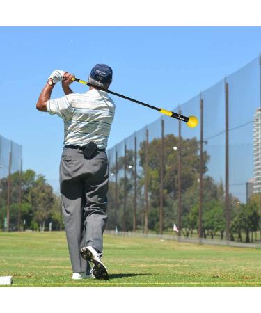 Balight Golf Swing Trainer: Strength Grip Tempo & Flexibility Training Aid - Indoor Practice & Chipping Accessories (48 Yellow) - Buy Online on GoSupps.com