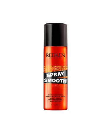 Redken Spray Smooth Anti Frizz Treatment Spray | Frizz Control and Heat Protectant for Hair | Instant Smoother | With Citric Acid | Paraben Sulfate & Silicone-Free 2 Ounce (Pack of 1)