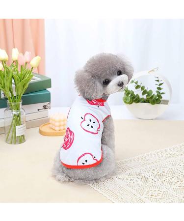 Amaone Chihuahua Dog Coat - Leopard Print Hooded Knit Jacket for Small Dogs - Premium Quality - XL 1124debka-Red - Buy Online on GoSupps.com