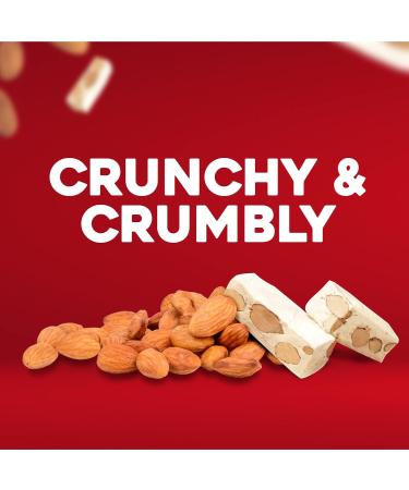 Golden Bonbon Crunchy Almond Maple Nougat Candy Individually Packed Gluten Free Nougat Full of Almonds Halal Candy 100 Grams - Buy Online on GoSupps.com