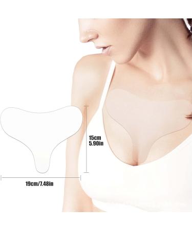 Anti Wrinkle Chest Pad - Silicone Chest Wrinkle Pad for Smoother Skin - Overnight Reusable Anti Aging Patch for Preventing Wrinkles - Medical Grade Tightening Chest Pads - Buy Online on GoSupps.com