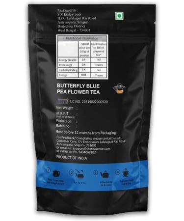 Kajal Blue blossom tea 50 g natural herbal tea for calming detox antioxidants healthy caffeinefree 1 x 50 grams 1x50 Gramm - Buy Online on GoSupps.com