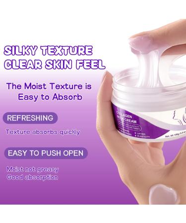 Retinol & Collagen Neck Firming Cream - Visibly Smooths Crepey Neck Skin & Deep Lines Tightens and Lifts for a Hydrated Youthful Look Anti-Aging Face Care Cream for Women & Men 100g - Buy Online on GoSupps.com