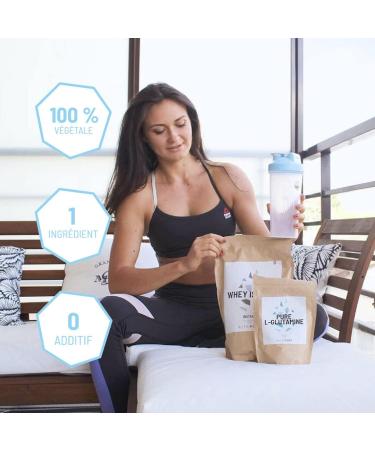 Kyowa Vegetable L-Glutamine 100% Pure | L-Glutamine Powder | Food Supplement | Amino Acid | Recovery After Training | 150g | 1 Month Cure | Made in France Nutripure - Buy Online on GoSupps.com