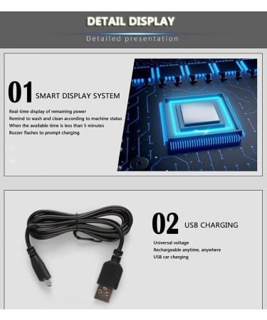 Electric Razor for Men - Digital Display Shaver for Whole Body Washing | USB Charging Beard Knife - Buy Online on GoSupps.com
