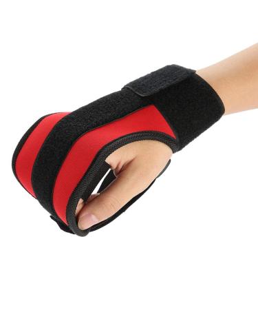 TOPINCN Finger Splint Finger Brace Hand Wrist Device Brace Support Rehabilitation Finger Gloves for Stroke Hemiplegia Training(Adhesion Type)