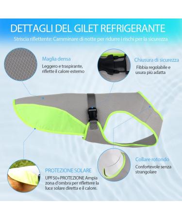 Comfpet Dog Cooling Vest | Lightweight Summer Dog Cooling Shirt with UV Protection & Breathable Mesh - Ideal for Outdoor Activities - Buy Online on GoSupps.com