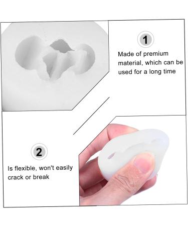 3pcs Silicone Mold Candle Molds Soap Mold Simulation Succulent Plants Molds Aromatherapy Candle Mold Handmade Soap Making Mold Scented Candle Mold Silica Gel Epoxy Abrasives Transparent 4.9X4.5X2.9CM - Buy Online on GoSupps.com