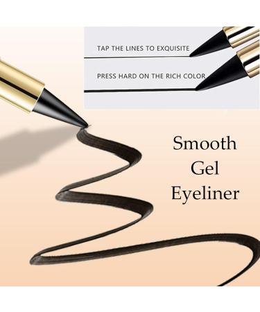 Ayky Long Wear Gel Eyeliner Natural Black Eyeliner Cream Gel Eyeliner Waterproof Eyeliner Gel Stick Makeup Eye-liners for Women Girls (Brown) - Buy Online on GoSupps.com