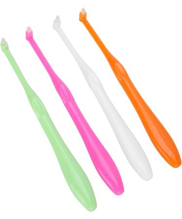 Verdant Touch Orthodontic Toothbrush - Jaw-Friendly Soft Interdental Cleaner Set (4 pcs) for Flossing & Dental Care - Buy Online on GoSupps.com